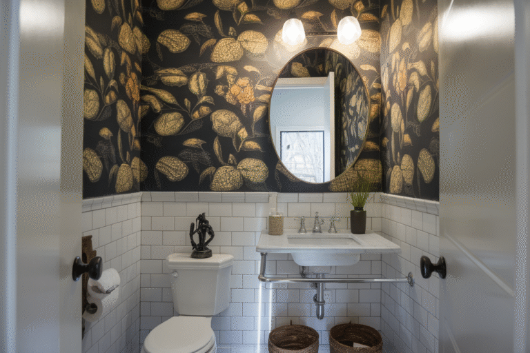 23 Tiny Powder Room Ideas to Maximize Style and Functionality