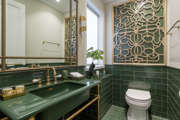 22 Green Powder Room Ideas: Transform Your Space with Bold and Beautiful Green