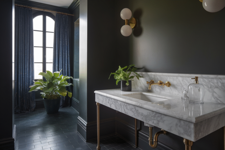 23 Dark Powder Room Ideas to Elevate Your Space